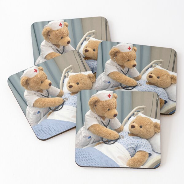 Item preview, Teddy Bear Nurse with a Patient designed and sold by Maria Dryfhout.