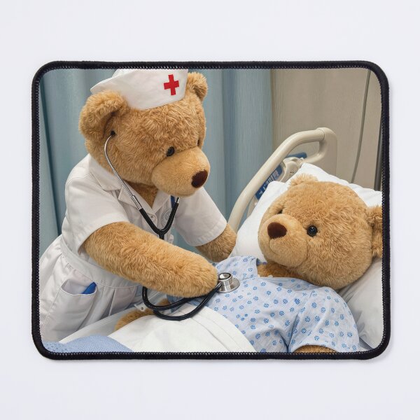 Item preview, Teddy Bear Nurse with a Patient designed and sold by Maria Dryfhout.