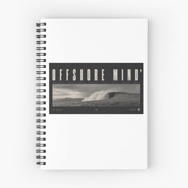 Item preview, Offshore Mind Brutalist Editorial Surf Typography Tee Sticker Ocean Surfer Gift designed and sold by sharifex.