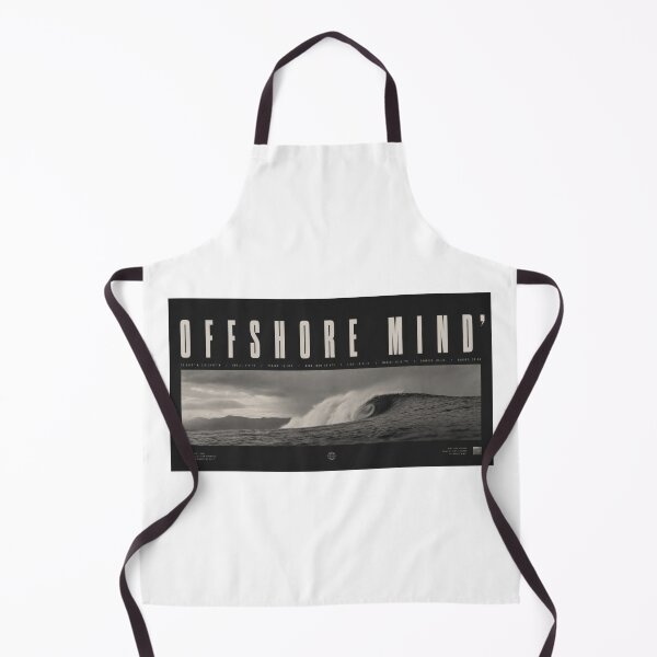 Item preview, Offshore Mind Brutalist Editorial Surf Typography Tee Sticker Ocean Surfer Gift designed and sold by sharifex.