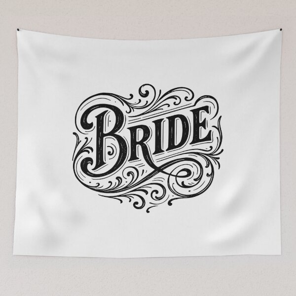 Item preview, Elegant Bride Calligraphy Future Mrs. Wedding Design designed and sold by AntiqueImages.