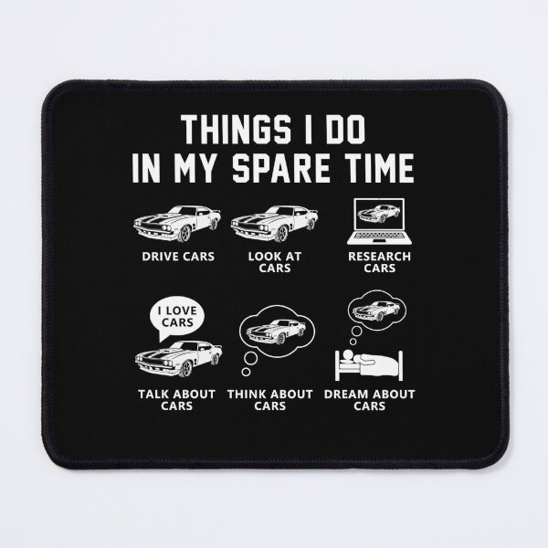 Item preview, Things I Do In My Spare Time Funny Car Lover Mechanic Muscle Car designed and sold by MysticMirth.