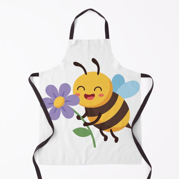 Item preview, Happy Bee With Purple Flower designed and sold by BetweenForms.