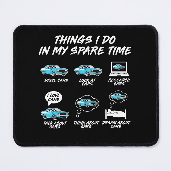 Item preview, Things I Do In My Spare Time Funny Car Lover Mechanic Muscle Car designed and sold by MysticMirth.