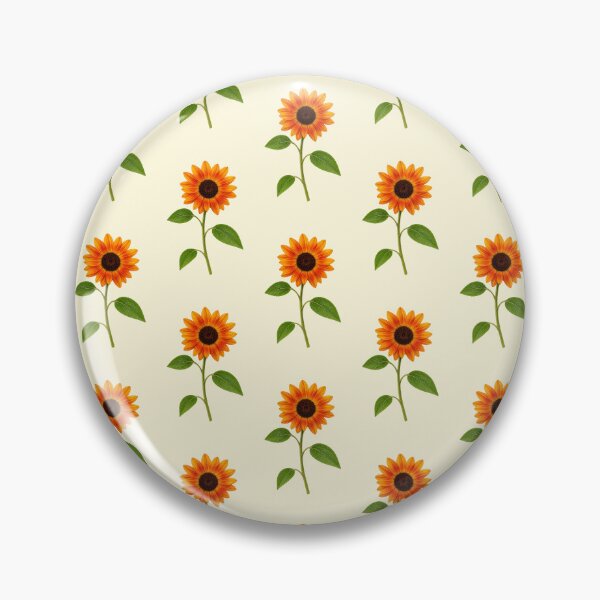 Item preview, Tiny Sunset Orange Sunflower on Stem designed and sold by MoonlitWhiskers.