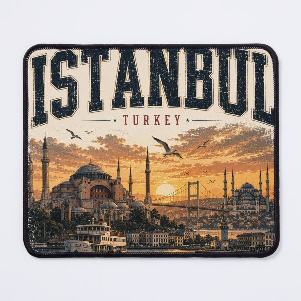 Item preview, Istanbul Sunset Skyline Vintage | Turkey City Aesthetic Travel Streetwear designed and sold by Kate1art.