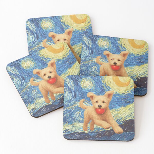 Item preview, Doodle Daisy jumping out of moonlit painting designed and sold by Doodles Down South.