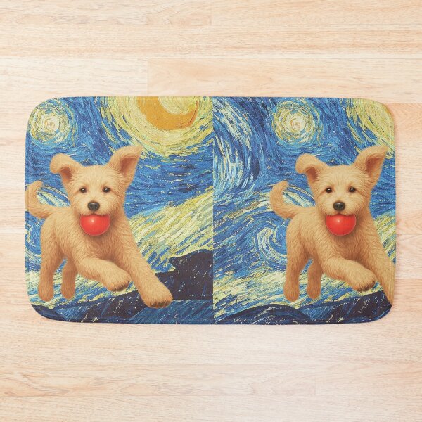 Item preview, Doodle Daisy jumping out of moonlit painting designed and sold by Doodles Down South.