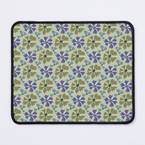 Item preview, mosaic blu flowers neutral designed and sold by RhoQA.