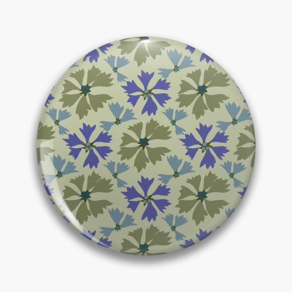 Artikelvorschau, Mosaikblaue Blumen neutral entworfen und verkauft von RhoQA.