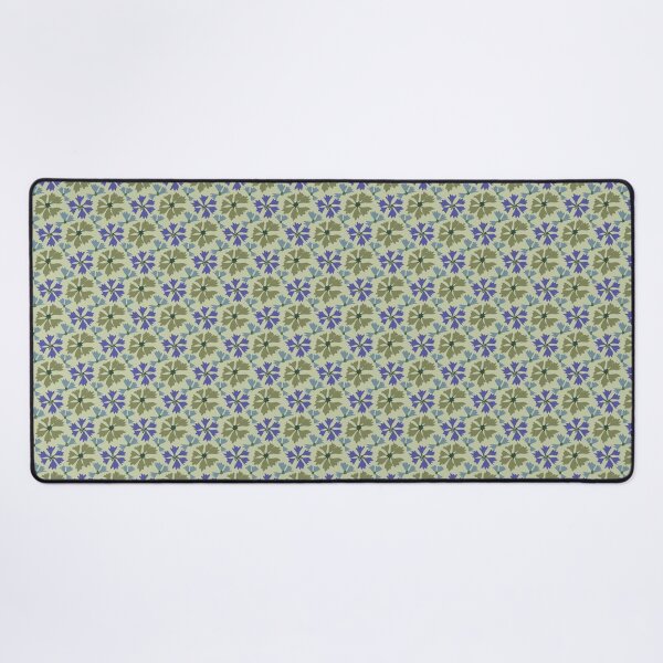 Item preview, mosaic blu flowers neutral designed and sold by RhoQA.