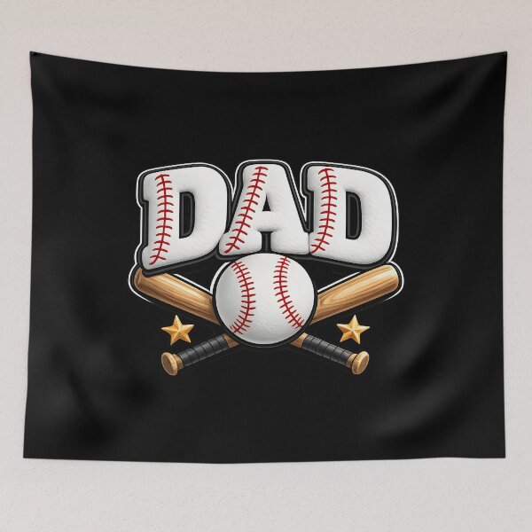 Item preview, Baseball Dad 3D Sports Graphic - Father's Day Special designed and sold by Lozarux.