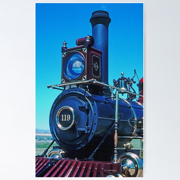 Item preview, Promontory, Utah, May 24, 1996, Union Pacific Railway, Steam Engine Locomotive 119 designed and sold by AMacGPhilly.