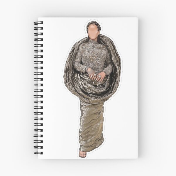 Item preview, Met Gala Rihanna Fashion Outfit Silver Vogue Dress Designer designed and sold by SamiraArts.