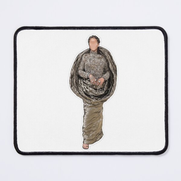 Item preview, Met Gala Rihanna Fashion Outfit Silver Vogue Dress Designer designed and sold by SamiraArts.