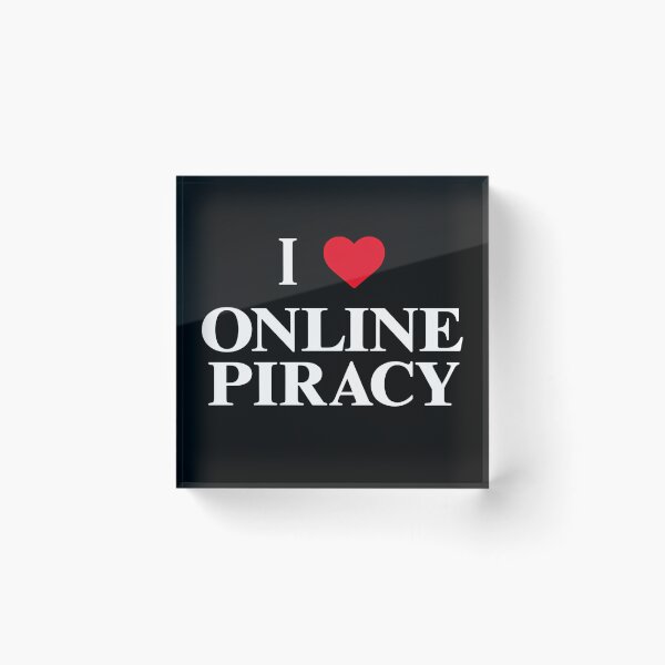 Item preview, I Love Online Piracy designed and sold by URGlden.