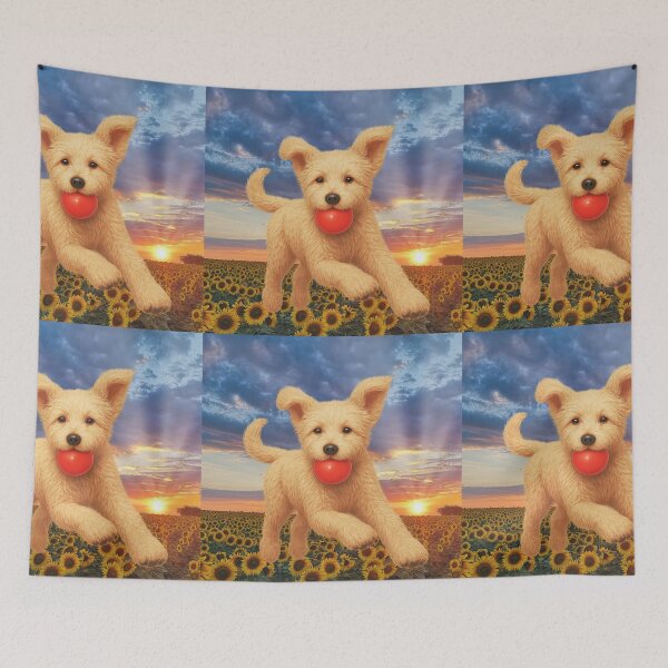 Item preview, Doodle Daisy in sunflower field designed and sold by Doodles Down South.