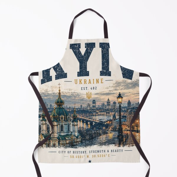 Item preview, Kyiv Ukraine Skyline Vintage | Historic City Aesthetic Travel Streetwear Design designed and sold by Kate1art.