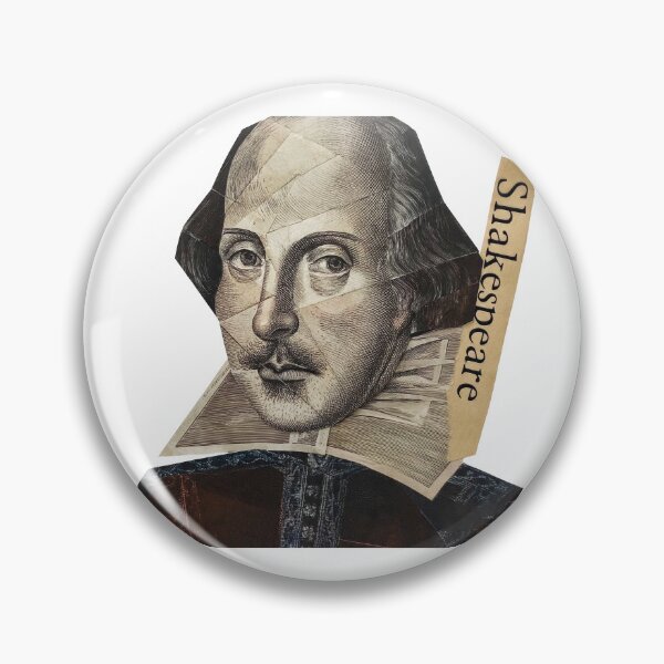 Item preview, Shakespeare – Literary Collage Portrait Art Print | Hipster Bard Constructivist Poster designed and sold by OzzFrequency.