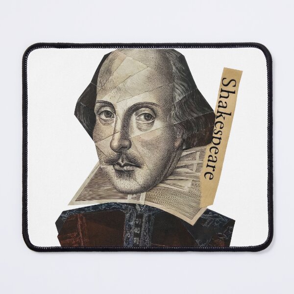 Item preview, Shakespeare – Literary Collage Portrait Art Print | Hipster Bard Constructivist Poster designed and sold by OzzFrequency.