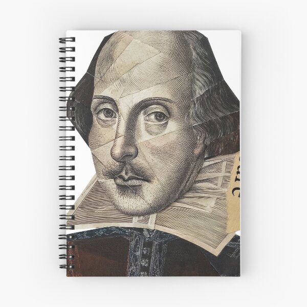 Item preview, Shakespeare – Literary Collage Portrait Art Print | Hipster Bard Constructivist Poster designed and sold by OzzFrequency.