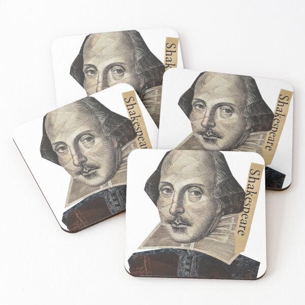Item preview, Shakespeare – Literary Collage Portrait Art Print | Hipster Bard Constructivist Poster designed and sold by OzzFrequency.