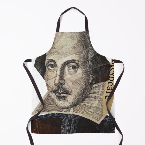 Item preview, Shakespeare – Literary Collage Portrait Art Print | Hipster Bard Constructivist Poster designed and sold by OzzFrequency.