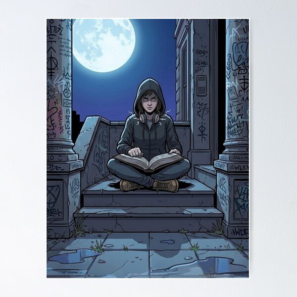Item preview, The High Priestess Urban Tarot Street Art Card designed and sold by LouDSarG.