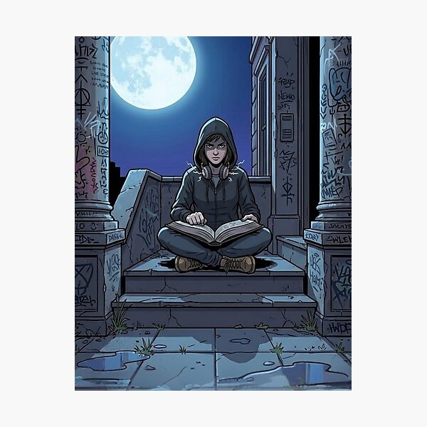 Item preview, The High Priestess Urban Tarot Street Art Card designed and sold by LouDSarG.