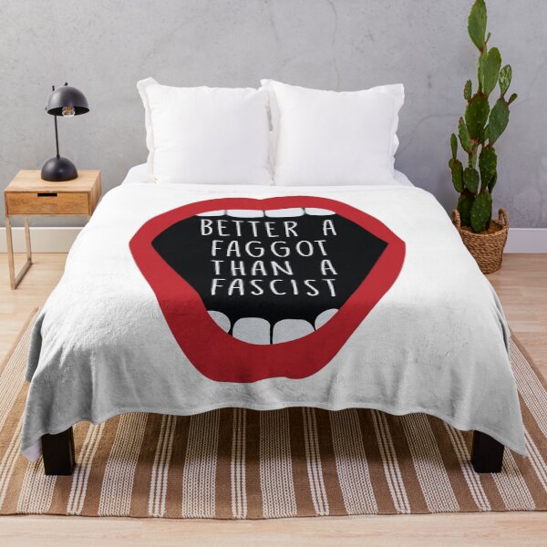 Item preview, Better a faggot than a fascist designed and sold by remerasnerdas.