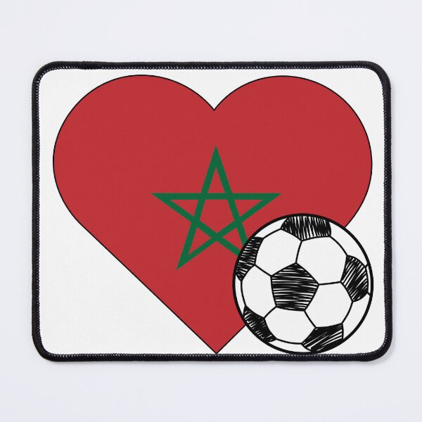 Item preview, Morocco Soccer Heart Design designed and sold by FinalScoreClub.