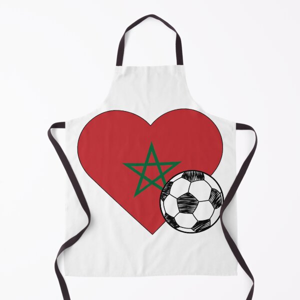 Item preview, Morocco Soccer Heart Design designed and sold by FinalScoreClub.