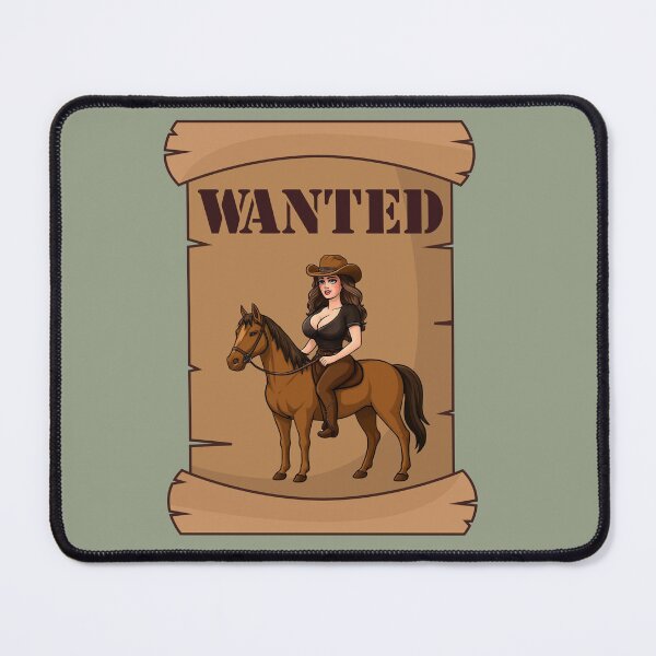 Item preview, Wanted Cowgirl Graphic Tee designed and sold by Aimetoi.