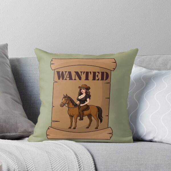 Item preview, Wanted Cowgirl Graphic Tee designed and sold by Aimetoi.