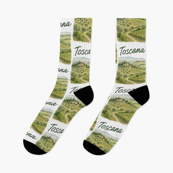 Item preview, Tuscan illustration in colored pencil style designed and sold by JOANNASKAH.