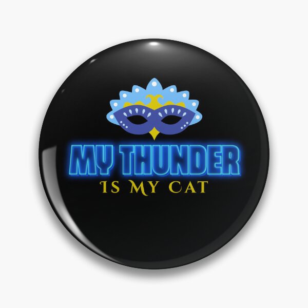 Item preview, My Thunder Is My cat T-shirt Design designed and sold by BoldMarkk.