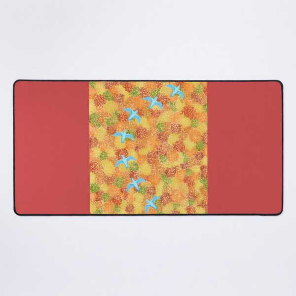 Item preview, A bird flying over a forest of autumn colors designed and sold by greenPQBstudio.