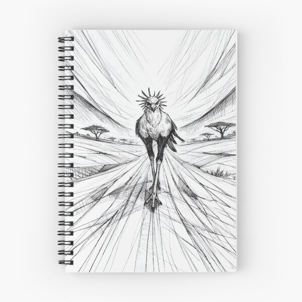 Item preview, Secretary Bird Horizon Collapse Surrender to Distance designed and sold by WildlifeInc.
