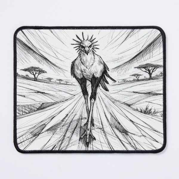 Item preview, Secretary Bird Horizon Collapse Surrender to Distance designed and sold by WildlifeInc.