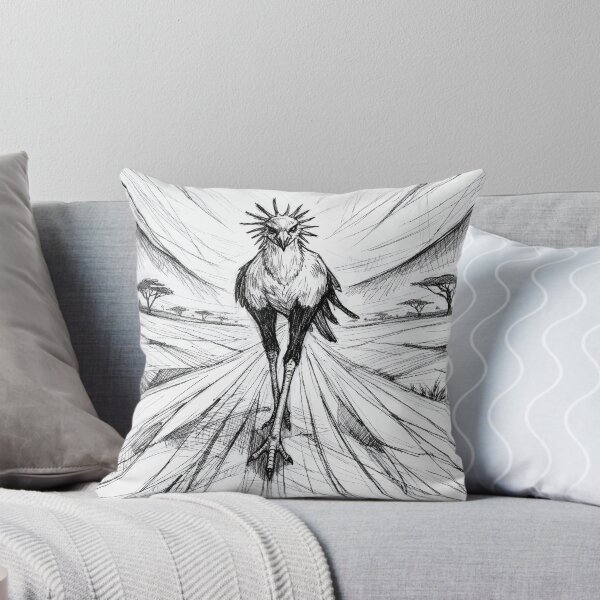 Item preview, Secretary Bird Horizon Collapse Surrender to Distance designed and sold by WildlifeInc.