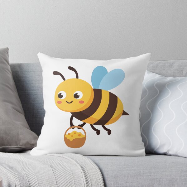 Item preview, Honey Bee Carrying Honey Pot designed and sold by BetweenForms.