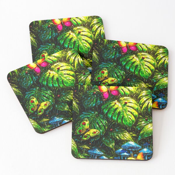 Item preview, Neon Leaves and Mushroom Dreams designed and sold by CyndiEpps.