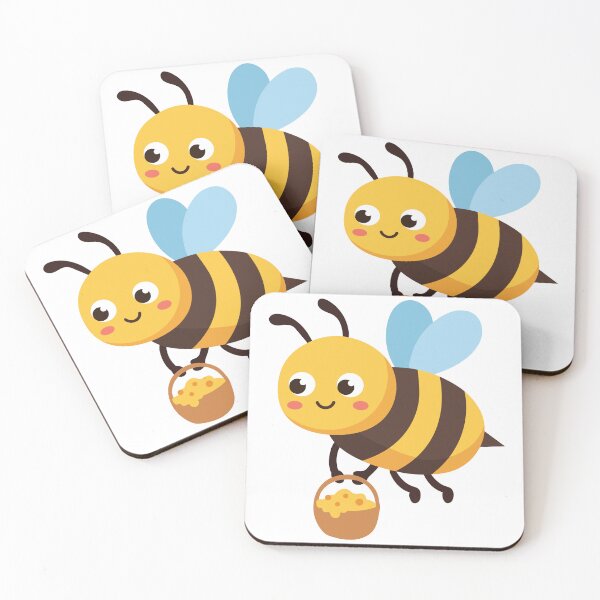 Item preview, Honey Bee Carrying Honey Pot designed and sold by BetweenForms.