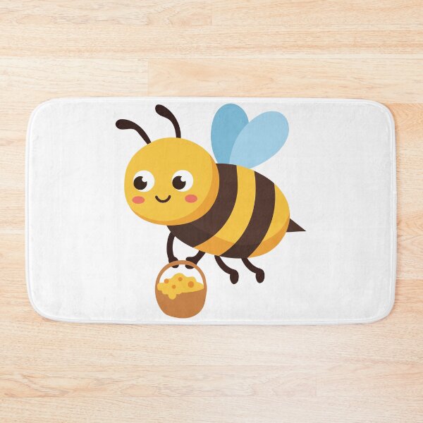 Item preview, Honey Bee Carrying Honey Pot designed and sold by BetweenForms.