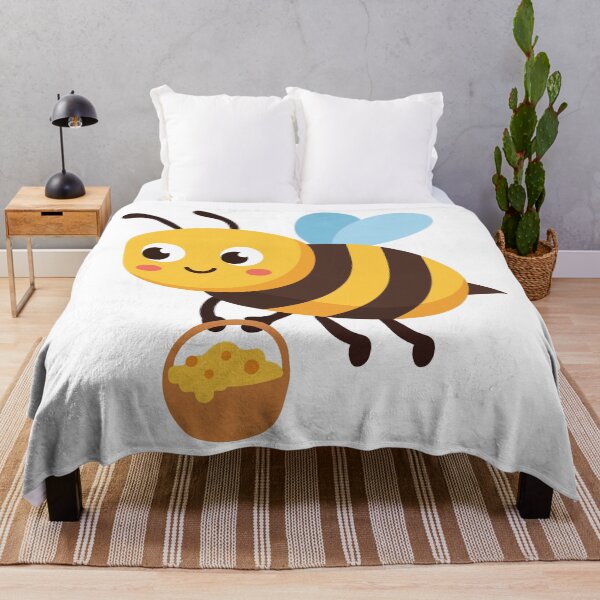 Item preview, Honey Bee Carrying Honey Pot designed and sold by BetweenForms.