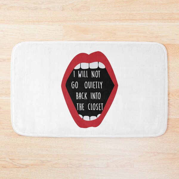 Item preview, i will not go quietly back into the closet designed and sold by remerasnerdas.