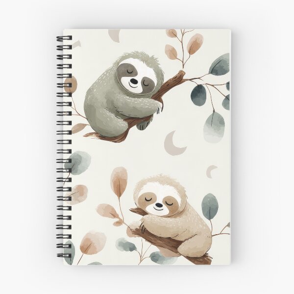 Item preview, Sleepy Sloth Pattern designed and sold by MegaNovaArt.