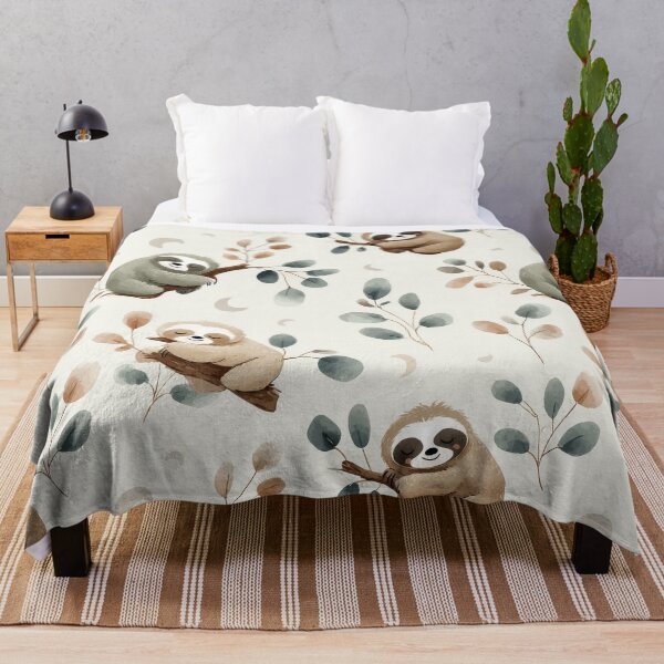 Item preview, Sleepy Sloth Pattern designed and sold by MegaNovaArt.