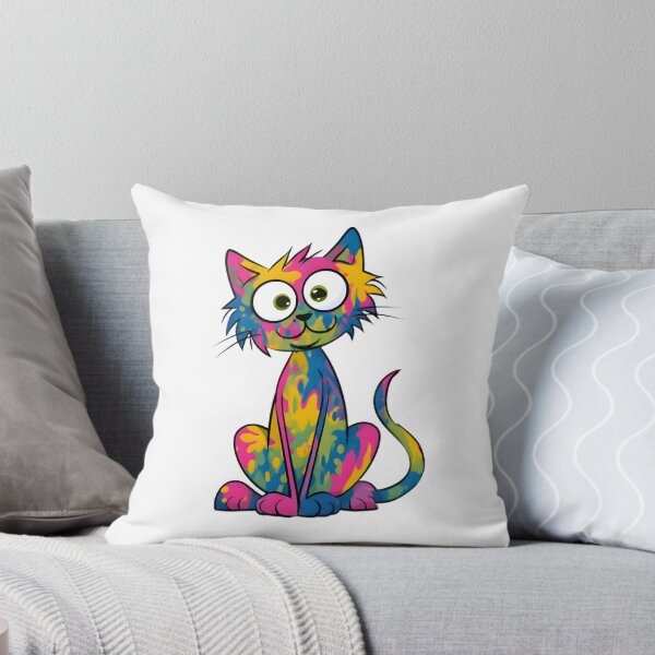 Item preview, Funny Cat Just Vibing designed and sold by Retro Whimsy.