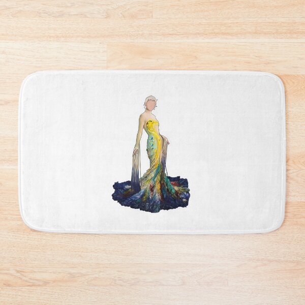 Item preview, Emma Chamberlain Met Gala Fashion Dress Outfit Art Artist Painting Designer Van Gogh Munch Mugler designed and sold by SamiraArts.